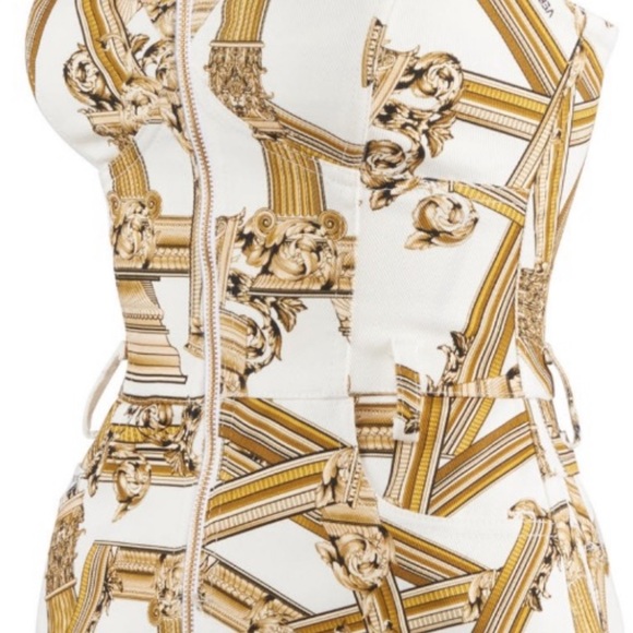 NWT VERSACE Jeans Denim Dress XXS - Picture 2 of 9